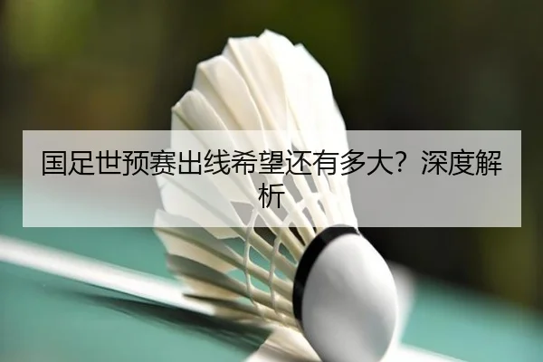 国足世预赛出线希望还有多大？深度解析